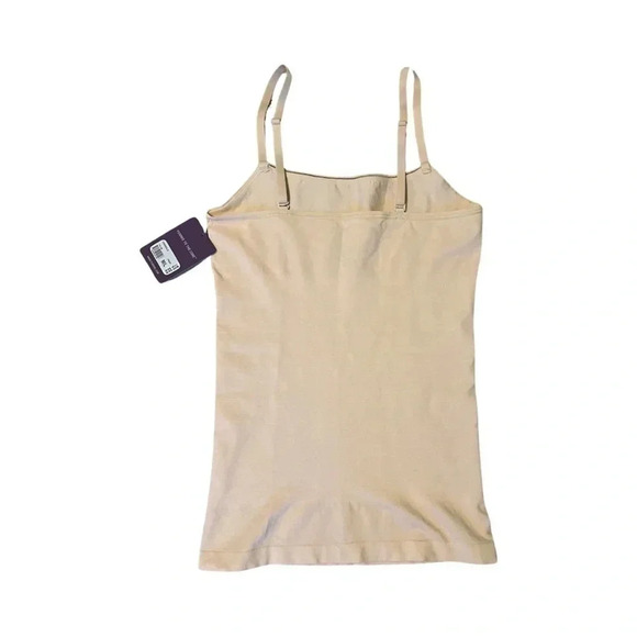 Yummie Women’s‎ Tan Cotton Size M/L Shape Wear Tank - Picture 2 of 2